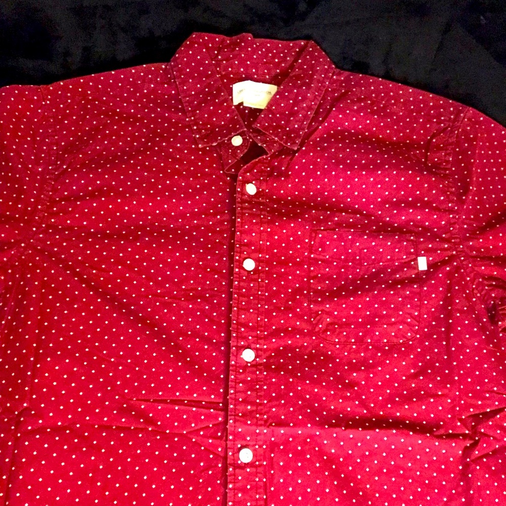 Vintage obey propaganda button up tee